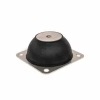 JW WINCO Flange-Mount Vibration Damper: GN 148.3, For Compression Load Type, Natural Rubber, 60A (MPN 148.3-190-M24-B-60-N)
