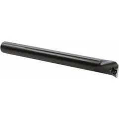 This indexable boring bar features a positive rake geometry and right-hand cutting direction, designed for internal turning operations such as enlarging holes, achieving precise diameters, and finishing bores in metalworking applications.