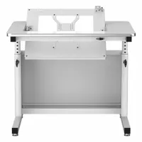 VERSADESK Standing Desk: White, Wood, 36 in Overall Wd, 30 in Overall Dp, 36 in Max Desktop Ht (MPN RST3630-WW)