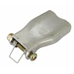 This safety latch assembly is designed for use with Dayton lever chain hoists rated for 6,000 lb loads. It replaces or upgrades the hook latch to secure the hook opening, preventing loads from dislodging during lifting. Typical applications include industrial maintenance, construction, and material handling tasks.