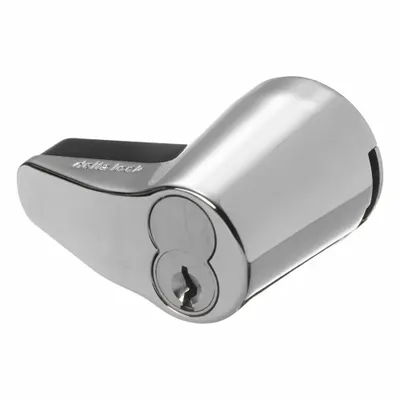 DELTA LOCK Anti-Shim Ratchet Lock: 2 in Lg, 2 1/2 in Wd - Locks for Sliding Doors