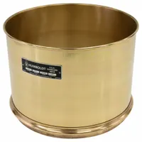 APPROVED VENDOR Standard Stainless Steel Cloth Test Sieve: Stainless Steel, 12 in Outside Dia (MPN 5JCK4)