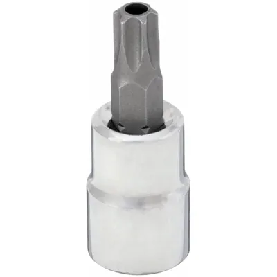 WESTWARD Socket Bit: 3/8 in Drive Size, Security Torx Tip, T47 Tip Size, 1 3/4 in Overall Lg - Security Torx Bit Sockets