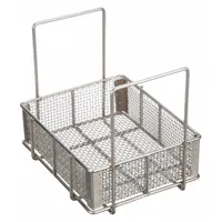 MARLIN STEEL WIRE PRODUCTS Parts Washer Basket: Rectangular, Stainless Steel, Silver, 9 in Basket Wd (MPN 00-00368185-38)