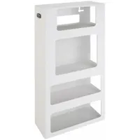 BOWMAN DISPENSERS Face Mask Dispenser: Plastic, White, 23 1/2 in H x 10 5/8 in W x 5 in D, Door/Wall (MPN FM002-0213)