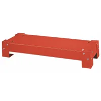 DURHAM MFG Base for Bin Storage Unit: 33 3/4 in Overall Wd, 12 1/2 in Overall Dp, Steel, Red (MPN 364-17)