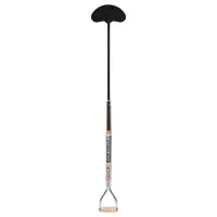 This sod cutter features a steel blade with a 5-inch length and 8 3/4-inch width, designed for cutting and edging sod, turf, and lawn edges. The D-Grip handle provides comfortable control during use. Suitable for landscaping and garden bed installation tasks