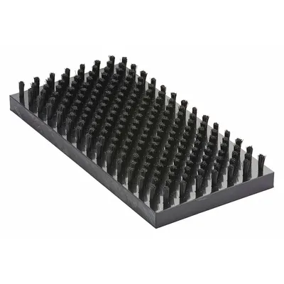 TANIS Table Top Brush: 12 in Overall Lg, 18 in Overall Wd, 7/8 in Bristle Trim Ht - Brush Tables