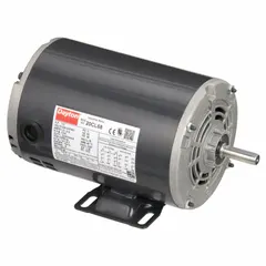 Open drip proof (ODP) 3-phase AC motor with rigid base mount. Rated 1/3 hp, 1725 RPM at 60 Hz, 230/460V AC, full load current 1.2/0.60 A. Suitable for general purpose industrial applications such as pumps, fans, conveyors, and compressors in clean, dry environments.