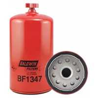 BALDWIN FILTERS Fuel Filter: Spin-On, 4 1/4 in Outside Dia, 1"-14 Thread Size, Cellulose, BF1347