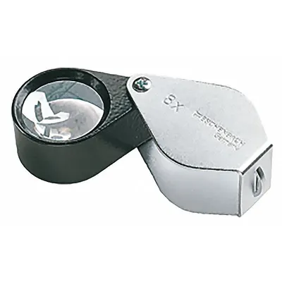 ESCHENBACH OPTIK GMBH Metal Precision Folding Magnifier: 12X, 0.8 in Focal Distance - Magnifiers