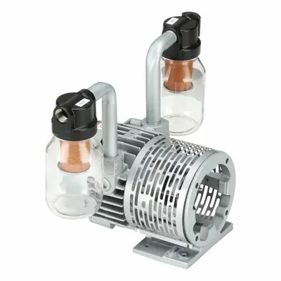 GAST Separate Drive Vacuum Pump: 1 hp, Motorless, 17 cfm, 26.5 in Hg Max Vacuum - Rotary Vane Compressor/Vacuum Pumps without Motors