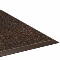 This spaghetti-loop scraper-dryer mat is designed for medium-duty indoor/outdoor use. Its vinyl construction and looped surface effectively scrape dirt and absorb moisture from footwear, helping to maintain clean and safe entryways. The mat measures 4 ft x 6 ft with a 1/2 in thickness
