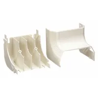 PANDUIT Inside Corner: T-70, 4 in Wd, 1 3/4 in Ht, Plastic, Off White (MPN T70ICIW)