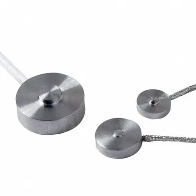 OMEGA Sub Mini Compression Load Cell: 25 lbf Load Cell Capacity, 5 ft Cable Lg - Low-Profile Load Cells