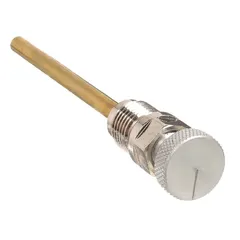 Air valve assembly for fan adjustment on paint spray guns. Compatible with DeVilbiss model JGA-510-90FW. Used to control spray pattern width in industrial finishing applications.