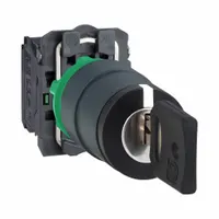 SCHNEIDER ELECTRIC Selector Switch: 3 Position, 22 mm Panel Mounting Size, 2NO, Series XB5 (MPN XB5AG03)