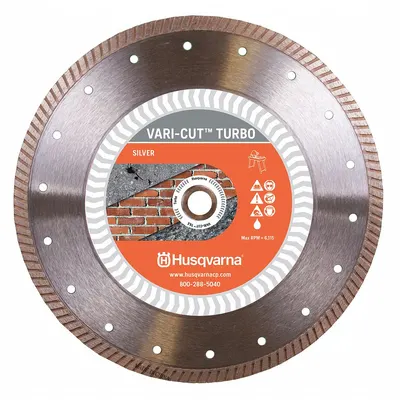 HUSQVARNA Vari-Cut Turbo 6 6" Diamond Masonry-Cutting Blade - Masonry-Cutting Blades