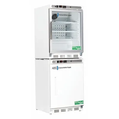AMERICAN BIOTECH SUPPLY Refrigerator and Freezer: 4.6 cu ft Refrigerator Capacity, 2 Doors - General Purpose Lab Refrigerator-Freezers