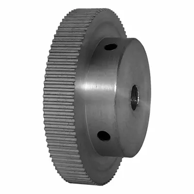 Dayton Timing Pulley: Modified Curvilinear, Fixed, For GT Timing Belt Section - GT Section Fixed-Bore Timing Pulleys with Hub