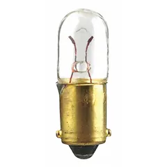 APPROVED VENDOR 1866 T3-1/4 BA9s Miniature Bayonet Incandescent Lamp, 6.3V AC