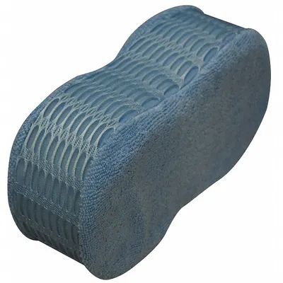 TOUGH GUY Scrubber Sponge: Sponge, Microfiber, 4 1/2 in Outside Dia, Blue - Vehicle Wash & Drying Pads & Chamois