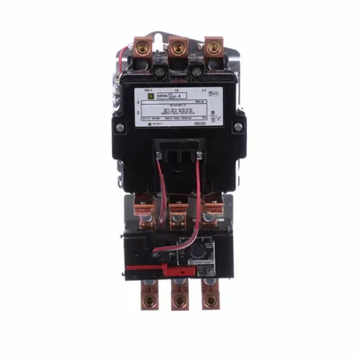 SQUARE D NEMA Magnetic Motor Starter: Non-Reversing, 3 Poles, NEMA Size 4 - Non-Reversing Starters with Electronic Overloads