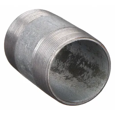 BECK Schedule 40 Galvanized Steel Pipe Nipple - Schedule 40 Threaded on Both Ends Pipe & Pipe Nipples