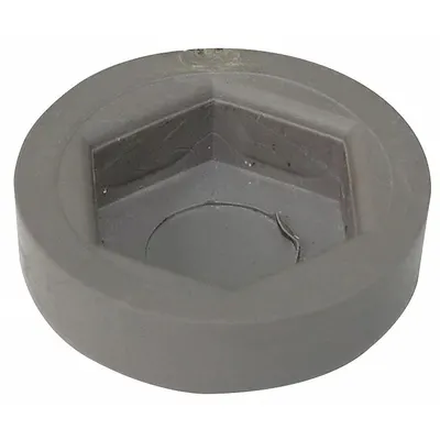 OEM Floor Protector Cap: 1 in x 1 in x 1/4 in - Floor Protectors for Wire Shelving