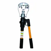 HUSKIE TOOLS FLIPTOP DIELESS CRIMP TOOL: Lugs/Splices/Taps, #6AWG - 750MCM, 6.2 ton, EP-750A, Manual
