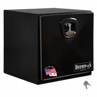 BUYERS PRODUCTS Underbody: Underbody Truck Box, Single Drop-Down Door Door, 18 in Overall Dp, Black (MPN 1752799)