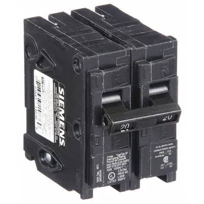 SIEMENS Q220 Q Series Plug-In Miniature Circuit Breaker - Q Series, Plug-In Siemens Miniature Circuit Breakers