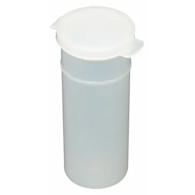 QORPAK Vial: Sample, Polypropylene, 120 mL, 43 mm Body Dia, Sterile, Natural, Square - Plastic Lab Vials