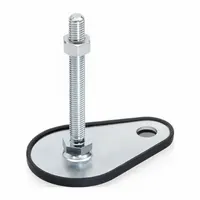 JW WINCO Male-End Leveling Mount: Swiveling Stud, 3/8"-16 Thread Size, 2,248 lbf Capacity (MPN 42-60-3/8X16-75-A1-SK)