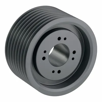 OEM Bushed-Bore Cast-Iron Wedge V-Belt Pulley - Bushed-Bore Cast-Iron Wedge V-Belt Pulleys