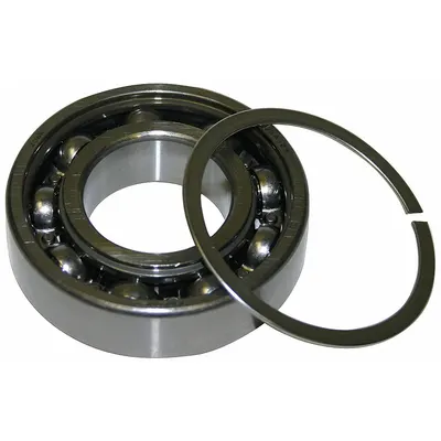 TIMKEN Radial Ball Bearing: 6214, 70 mm Bore, Open, 125 mm OD, 24 mm Outer Ring Wd - General Purpose Retaining Ring Ball Bearings