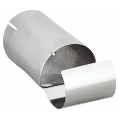 This heat gun nozzle is designed for directing heat onto heat shrink tubing. It measures 3 inches in overall height and 1 3/4 inches in overall width. Commonly used in electrical and industrial applications for insulating and protecting wire connections, splices, and terminals.