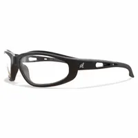 EDGE EYEWEAR Safety Glasses: Clear Lens, Full-Frame, Metal Detectable, Black Frame, Dakura Series (MPN SW111)
