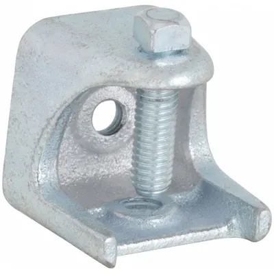 RACO Beam Clamp, Malleable Iron, 1.84 in Overall Lg, 100 lb Load Capacity - Beam, Wire Rod & Purlin Clamps