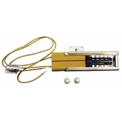 Hot surface ignitor for LP (propane) fuel. Compatible with Surface Ignitor Company NC4100 series. OEM replacement part number NR005. Used in gas cooking equipment such as ovens, ranges, and fryers.