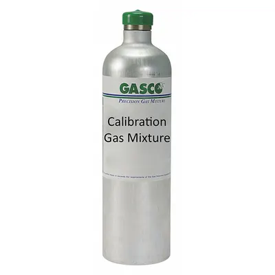 GASCO 34L-491 Disposable Calibration Gas, Carbon Monoxide 50 ppm in Nitrogen - Calibration Gases for Portable Gas Detectors