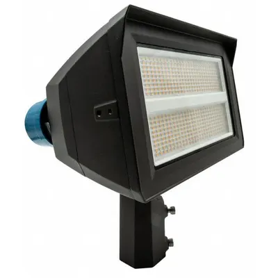 SOUTHWIRE Outdoor Flood Light: LED, Corded, Flood Light, 1 ft Power Cord Lg, 120 to 277V AC - Hanging Lights