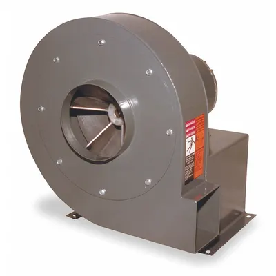 Dayton High Pressure Blower: 9 in Wheel, Direct Drive, Includes Drive Pack, 270 cfm @ 4 in SP - High-Pressure Direct-Drive Blowers with Drive