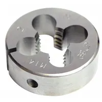 OSG Round Threading Die: #4-48 UNF, 5/8 in OD, Solid, High Speed Steel (MPN 2724100)