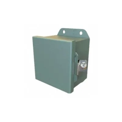 HAMMOND Electrical Enclosure: Steel, 14 in x 16 in x 6 in, NEMA 12/13/3R/4, Solid Cover - Steel Washdown Enclosures