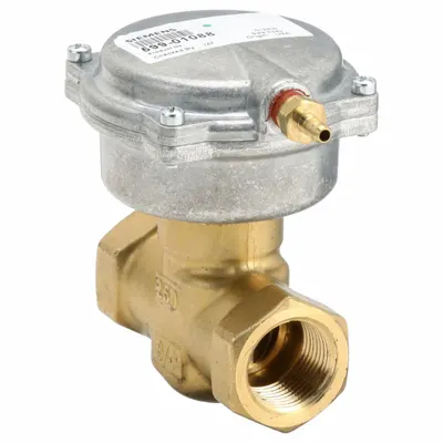 Siemens Pneumatic Control Valve: 6.3 Cv Flow Rate, 2-Way, 3/4 in Female NPT, Spring Return - 2-Way NPT Connection Zone Valves