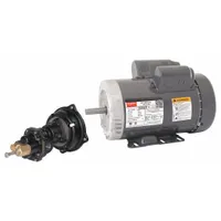 DAYTON Rotary Gear Pump: Direct Drive, 1 1/2 hp Horsepower, 115/230V AC, Cast Iron Body, Steel Gear (MPN 41TK10)