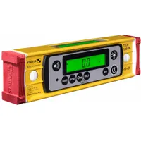 STABILA Digital Level: 1°– 90°, Includes Batteries, 0 Rare Earth, ±0.10°, 9 in Overall Lg, Bag, LED (MPN 39509)