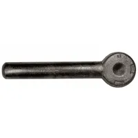 KEN FORGING Rod End Blank: Steel, Plain, 3/8 in Shank Dia, 12 in Hole Center-to-End Lg (MPN 3J-B7)