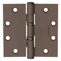 MCKINNEY Butt Hinge: Brass/Stainless Steel, Full Mortise, 1 11/16 in Leaf Wd (MPN 59680)